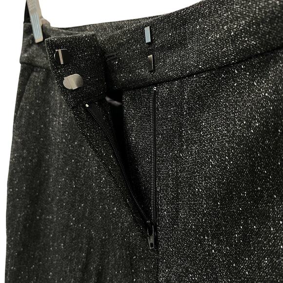 Ann Taylor Classic Dark Gray Tweed Dress Pants Size 8P Petite - Picture 6 of 12